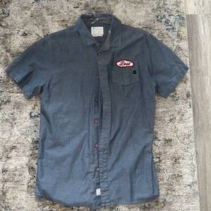 Blue Grey LOST… button down dress/work shirt medium.